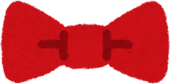 Illustration of a Red Bow Tie